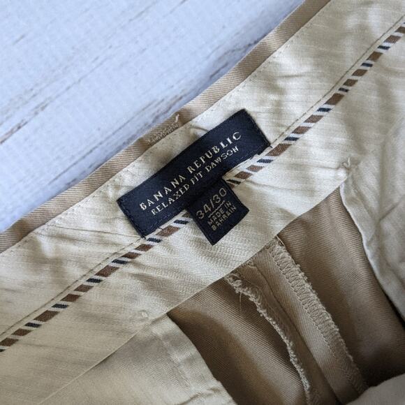 Banana Republic Relaxed Fit Dawson Pant sz 34/27 - Picture 7 of 8